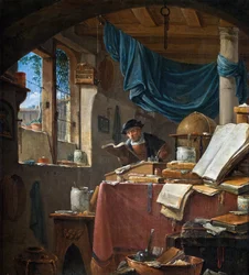 A Scholar in his Study